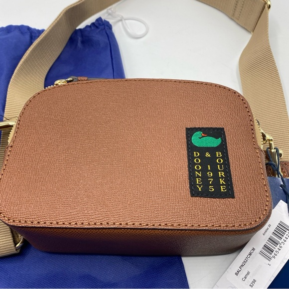 Dooney & Bourke Alpine Ambler 20 Camel Crossbody Pebble Leather BALPN2527CMCM - Picture 3 of 10